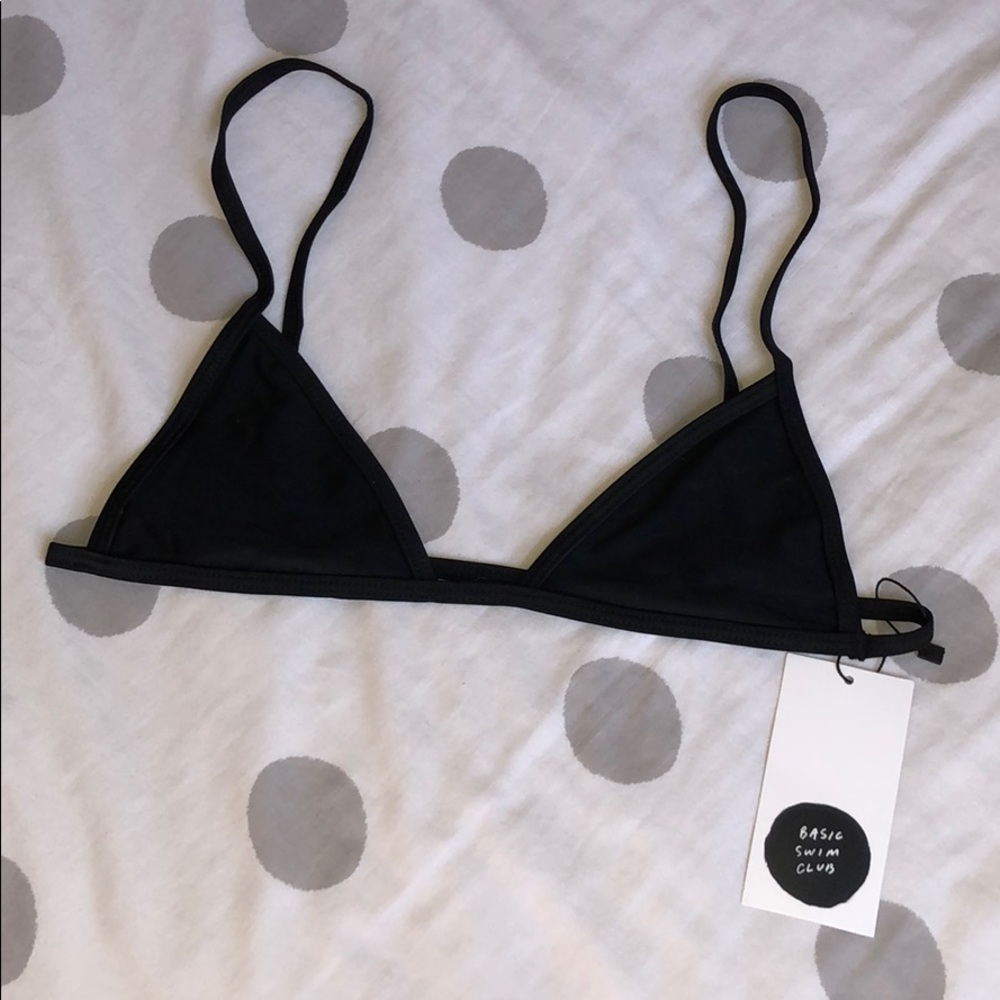 Never worn Basic Swim black top. Size medium
